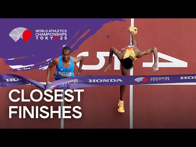 You will not believe how close these finishes got 👀 | World Athletics Championships Tokyo 25