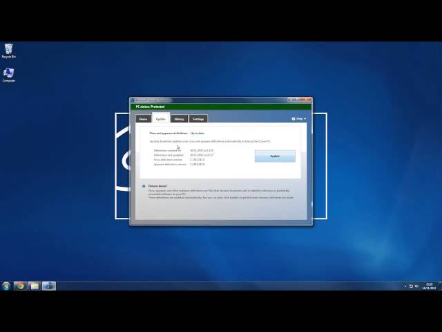 CCL Guide - Installing and Configuring Microsoft Security Essentials