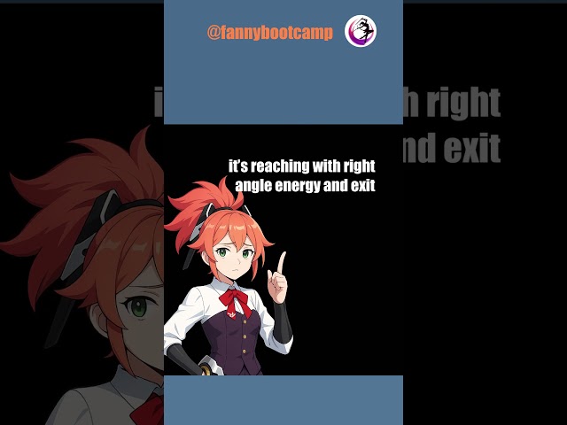 You arrived, but you arrived wrong. Fanny isn’t only about reaching the target