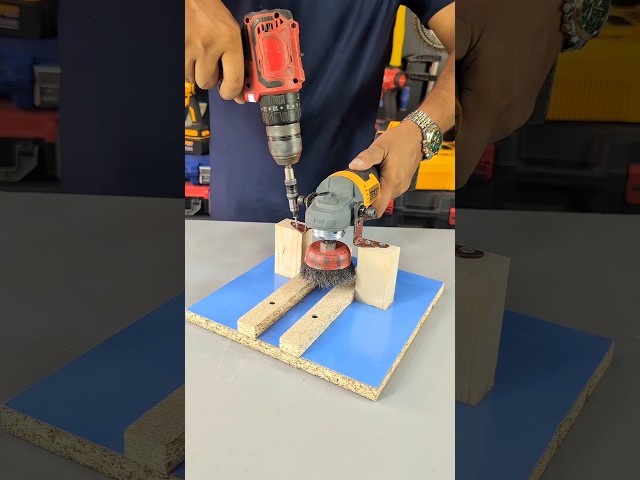 How To Make An Angle Grinder Stand For Rust Removal