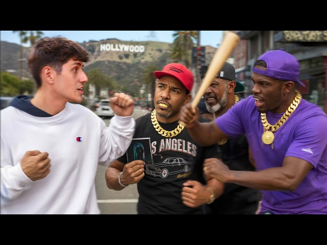 I Exposed Scammers in Hollywood! *attacked*