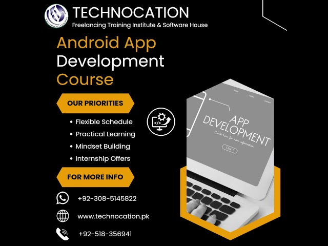ANDROID APP DEVELOPMENT COURSE