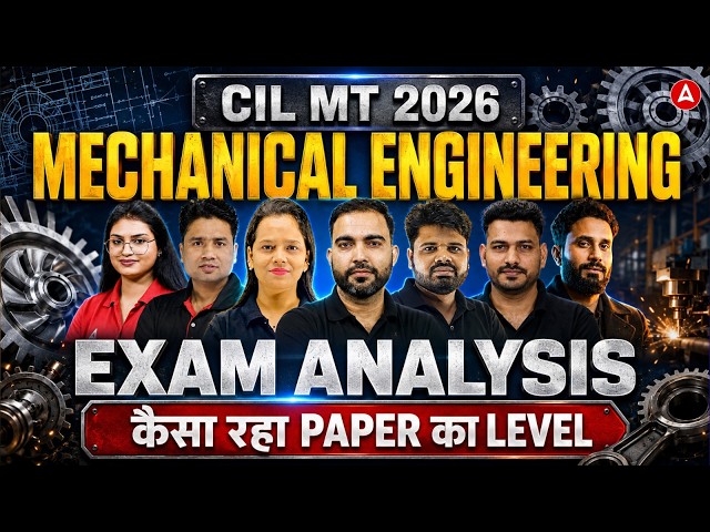 CIL MT Exam Analysis 2026 | COAL INDIA Mechanical Engineering Paper Analysis | CIL MT Exam Review