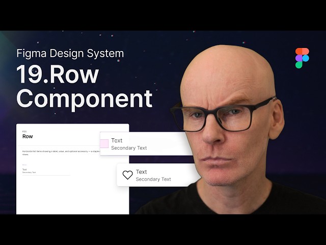 Figma Design System: 19 Row Component