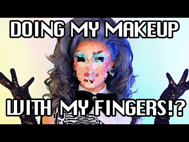 DOING MY MAKEUP WITH MY FINGERS - MAKEUP CHALLENGE