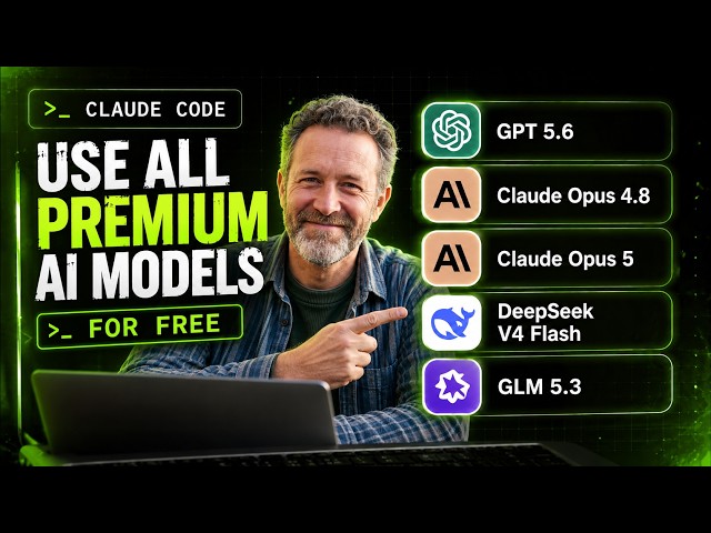 Use GPT-5.6, Claude Opus 5 & More AI Models FREE in Claude Code!