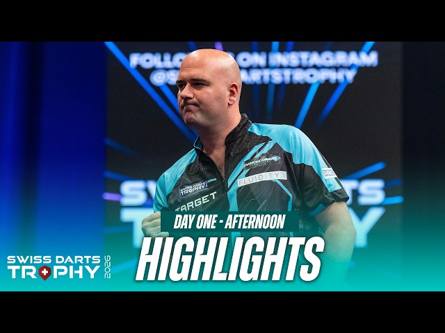 BACK IN BASEL 🇨🇭 | 2026 Swiss Darts Trophy | Day One Afternoon Highlights