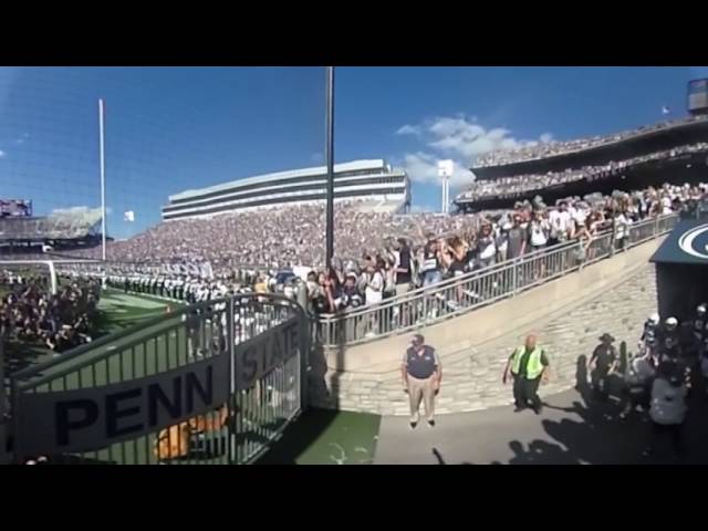 360 degree video: PSU football enters stadium for game opener