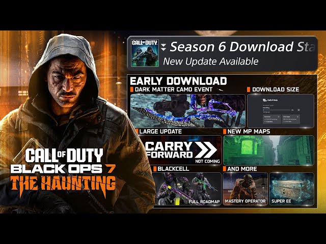 EARLY Black Ops 7 Haunting DOWNLOAD,  Battlepass & Super Easter Egg!