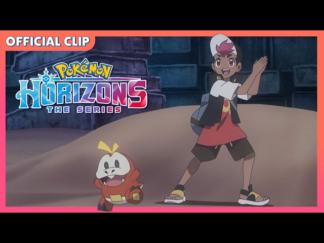 UK: Fuecoco's song to the rescue! | Pokémon Horizons: The Series | Official Clip