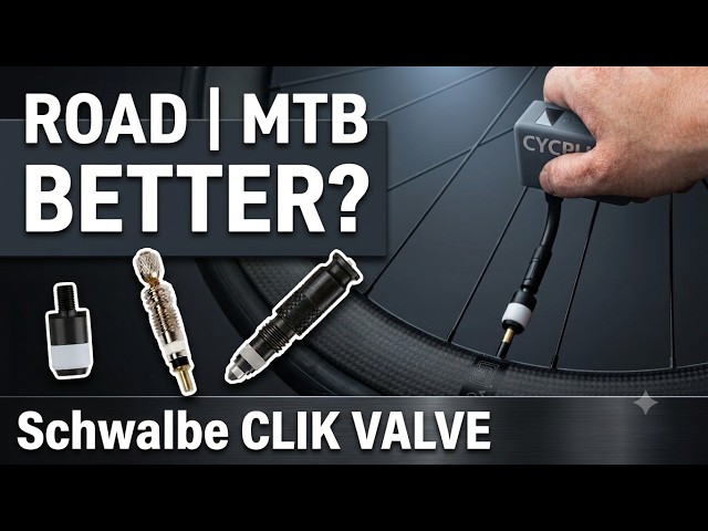 Is the Schwalbe Clik Valve Actually Worth It? 🤔 Honest Review #roadbike #mountainbike #Presta