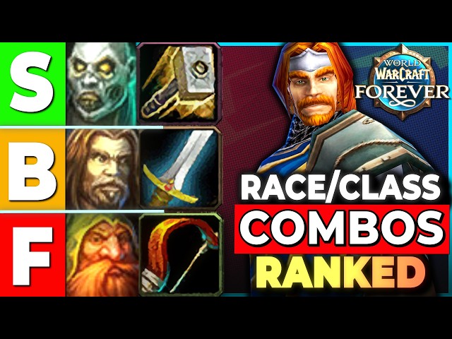 The BEST RACE For EVERY Class In WoW Forever Tier List!