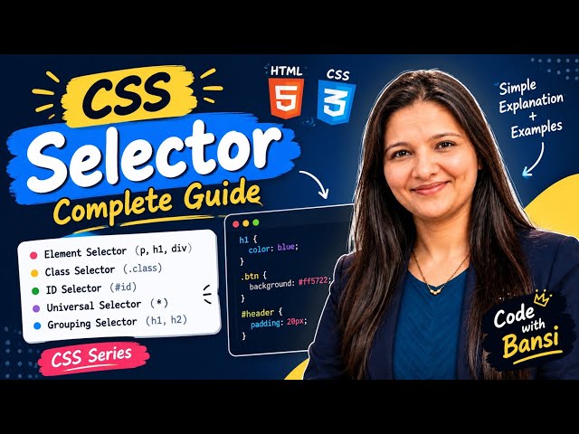 CSS Selectors in Hindi | CSS Selector Complete Tutorial for Beginners | CSS Series Part 2#viral 