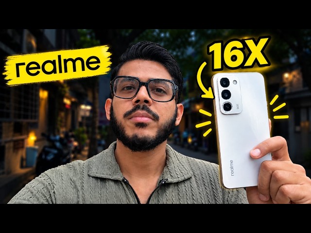Realme 16x 5G Glory White First Look, Design, Camera, Gaming, Software, Price, Specs & Many More