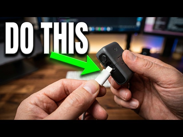 Downloading raw audio files off DJI Mic 3 via USB-C