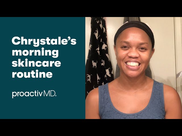 Super easy AM skincare routine for acne-prone skin | proactiv