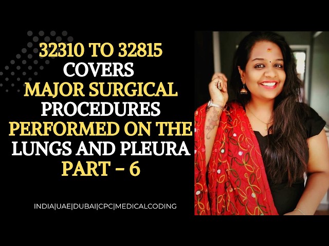 CPT 32310–32815 Explained | Thoracic Procedures CPT Codes | Medical Coding & CPC Exam