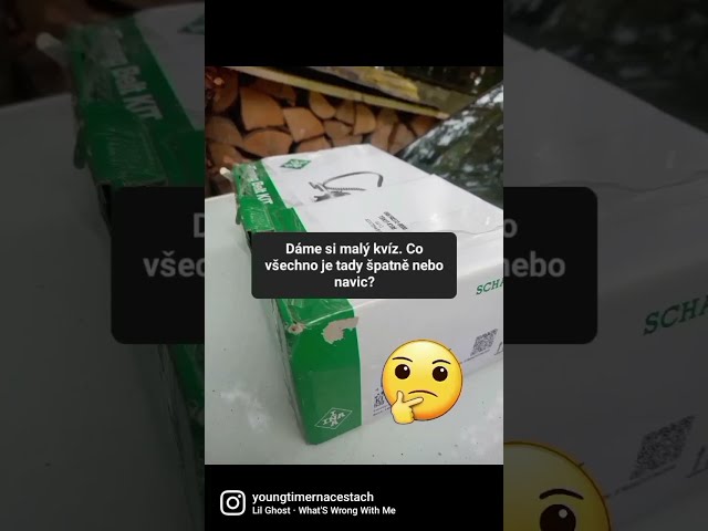 Dodaná rozvodová sada INA - co všechno je špatně ?  #Shorts