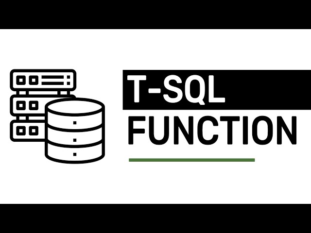Functions - T-SQL FULL Tutorial For Beginners | Lesson 2