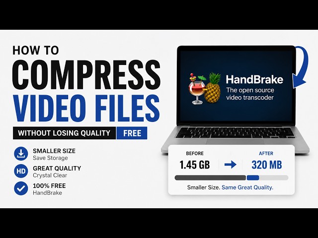 How to Compress Video Without Losing Quality – FREE!