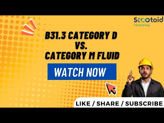 B31 3 Category D vs  Category M Fluid