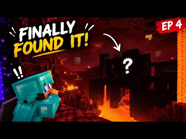 The Nether Was A TERRIBLE Idea… 💀 | Minecraft Survival EP 4 | #minecraft  #minecraftshorts