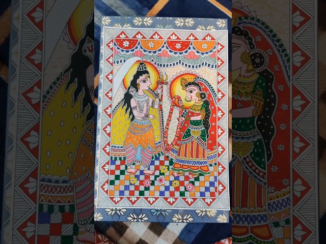#madhubanipaintingforbeginners #madhubanipainting