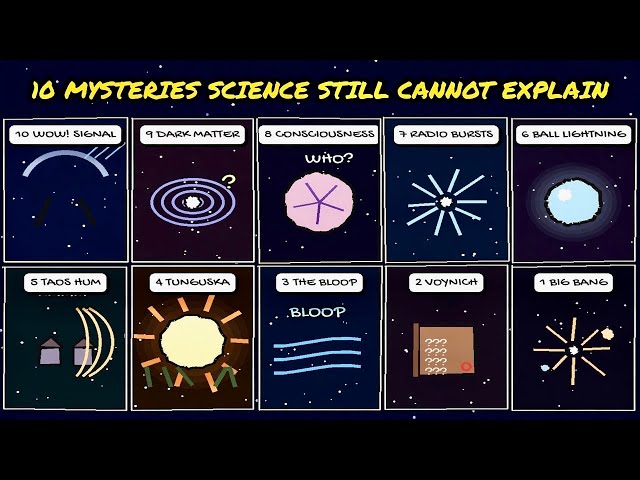 10 Mysteries Science Still Cannot Explain