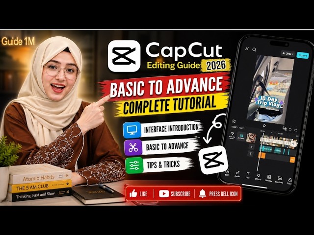 Capcut Editing Series | Episode 1 | Capcut interface introduction #2026 Guide 1M