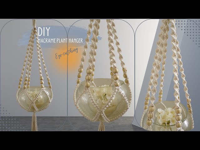 Easy DIY| Crafting a Stunning Macrame Plant Hanger: Step-by-Step Guide