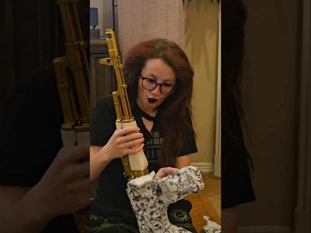 A gold AK47 for Christmas