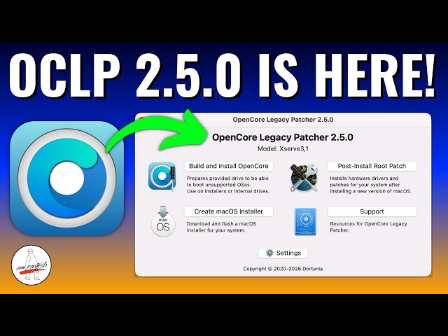 OpenCore Legacy Patcher 2.5.0 Update! DO THIS FIRST!