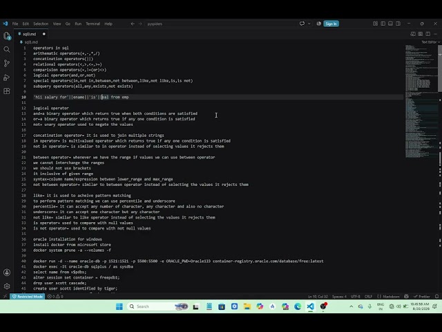 oracle sql episode3