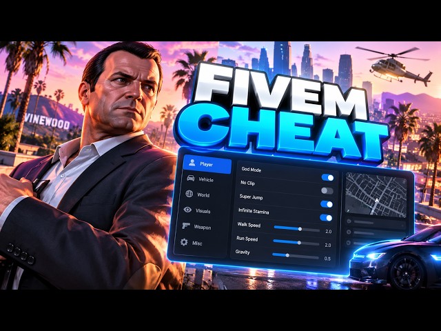 FiveM Cheat 2026 – Aimbot, ESP & Lua Executor | PvP Menu Showcase (FiveM Cheats 2026)