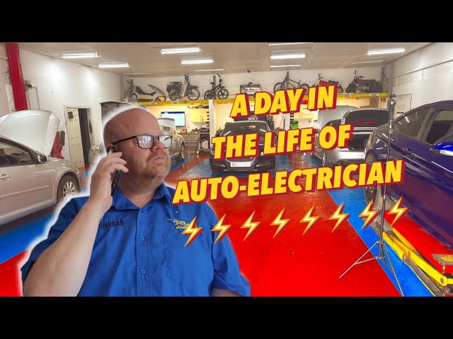 A day in the life of a UK Auto Electrician,14-Hour Day | Life Inside a Car Diagnostics Shop