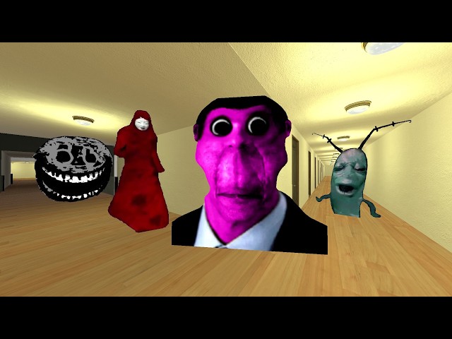 MY NAME IS PLANKTON AND UNLIMITED NEXTBOTS IN LIMINAL HOTEL GMOD #nextbots#The Noob GMod #gmod