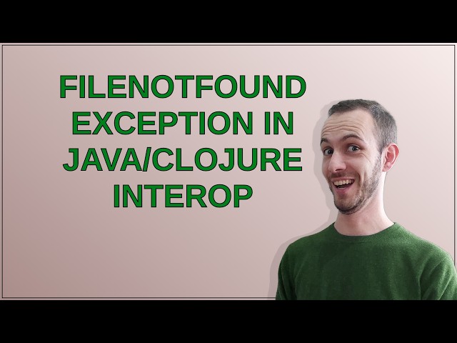FileNotFound exception in Java/Clojure interop