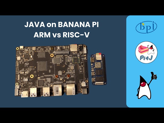 Java on BananaPi SBC: ARM (BPI-M4 Zero) vs RISC-V (BPI-F3) - And we have a Blinking LED with Pi4J!