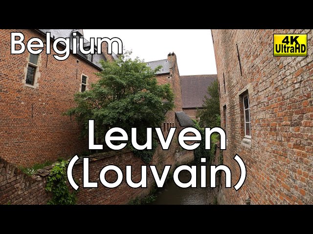 City Walk in Leuven (Louvain), Belgium 4K