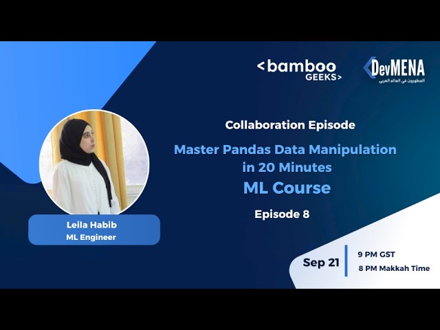 Master Pandas Data Manipulation in 20 Minutes ( Leila Habib )