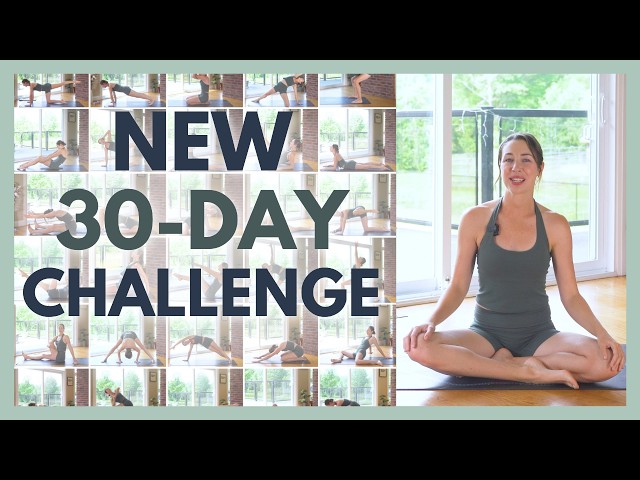 NEW 30-DAY CHALLENGE 💚 10 min Morning Yoga & Pilates - YOGALATES Challenge