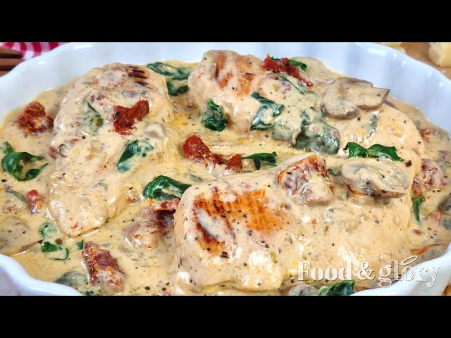 Pollo A La Toscana ¡Una Receta de Pechuga de Pollo Que No Puedes Perderte!
