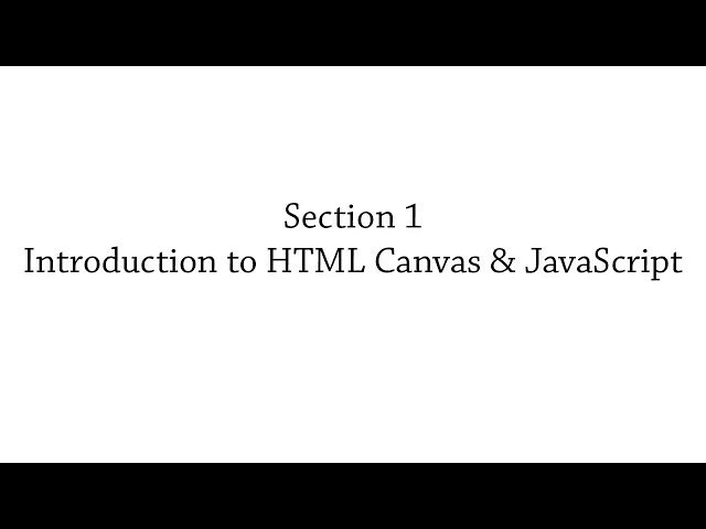 JavaScript Game Development Course Demo - Introduction to the Section