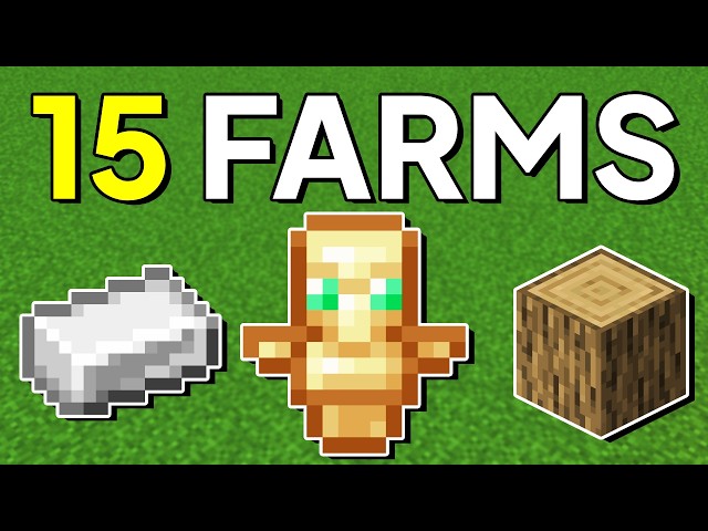 TOP 15 BEST FARMS IN MINECRAFT JAVA 26.3/1.21!