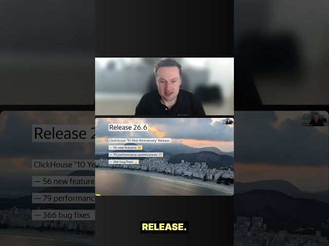 26.6 Release - ClickHouse 10 Year Anniversary