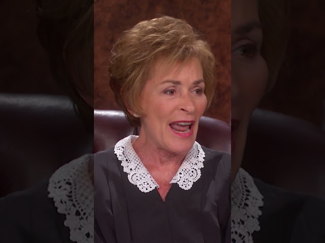 Judge Judy's not going to help you! #judgejudy #shorts