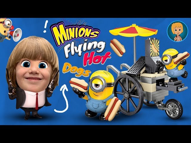 Minions Mega Bloks Despicable Hot Dogs Car Toy Playset (Gertit ToysReview)
