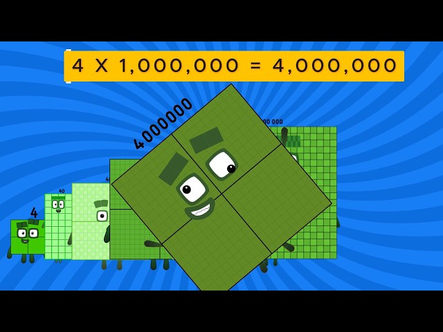 NUMBERBLOCKS MULTIPLICATION | MULTIPLY FROM SMALLEST TO BIGGEST NUMBERS | MATHS FOR KIDS COLORART_ID