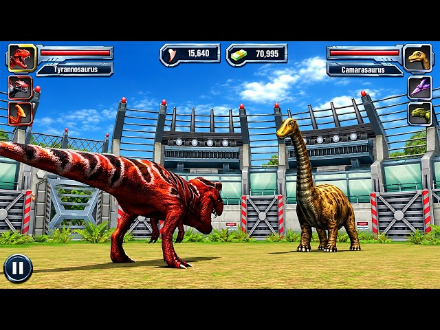 Legendary T-Rex in Jurassic Park Builder - Jurassic Park Builder BATTLE Android Gameplay