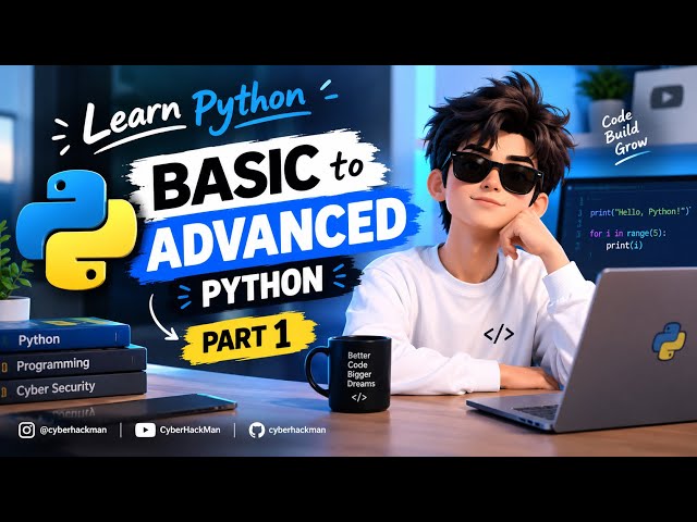 Python | Basic to Advance | Part 1 | CyberHackMan